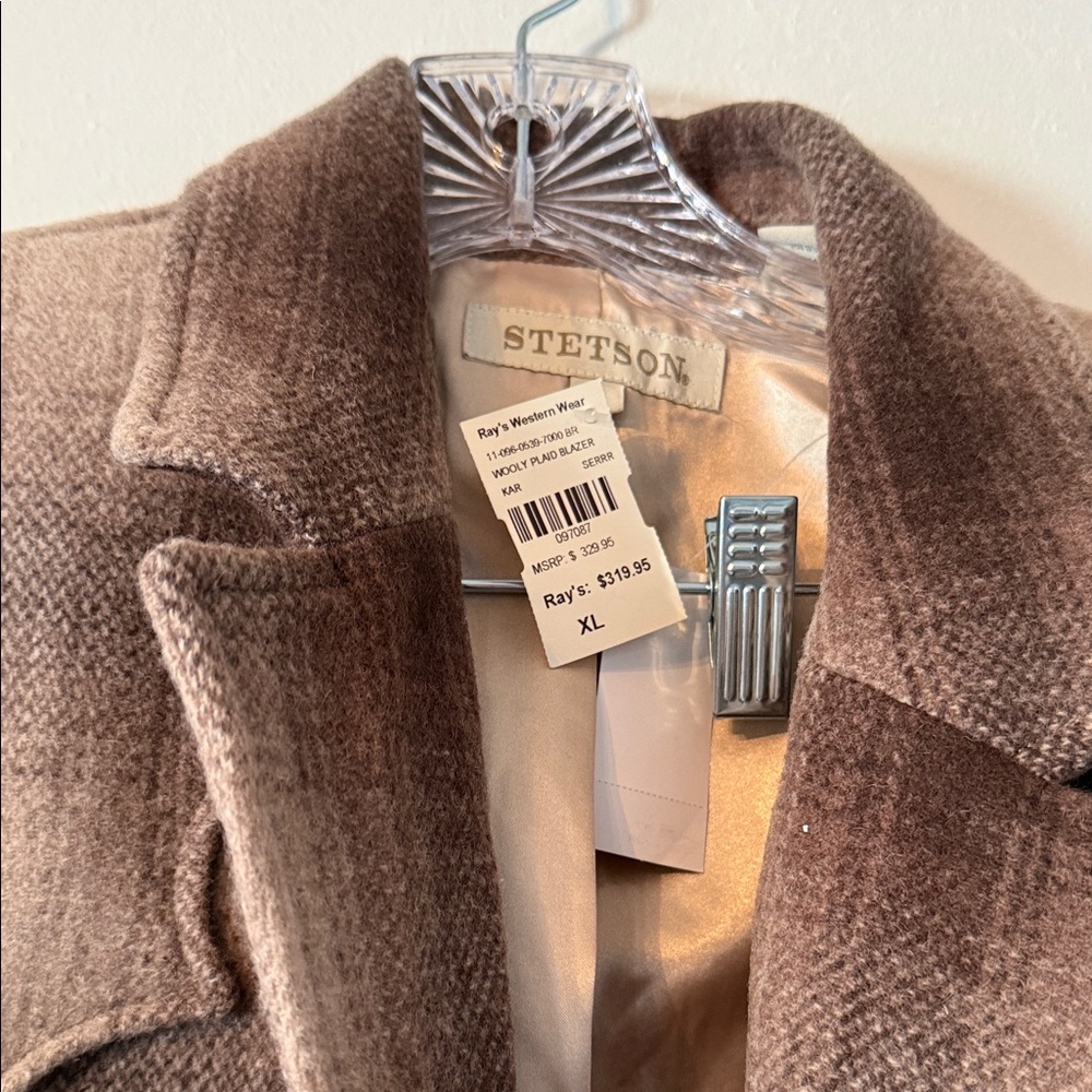 Stetson Women’s Brown Gradient Wool Jacket - Picture 3 of 8
